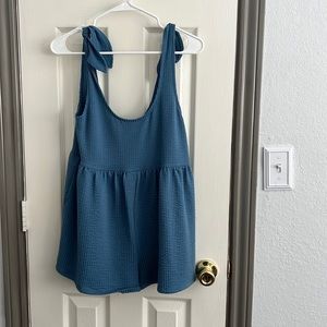 urban outfitters blue romper